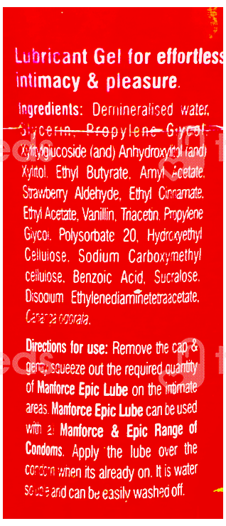 Manforce Epic Strawberry Flavour Lube 60Ml